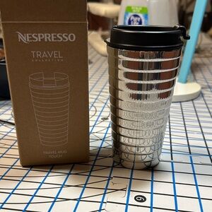 Nespresso Shiny Silver Travel Mug